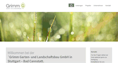 Desktop Screenshot of grimm-galabau.de